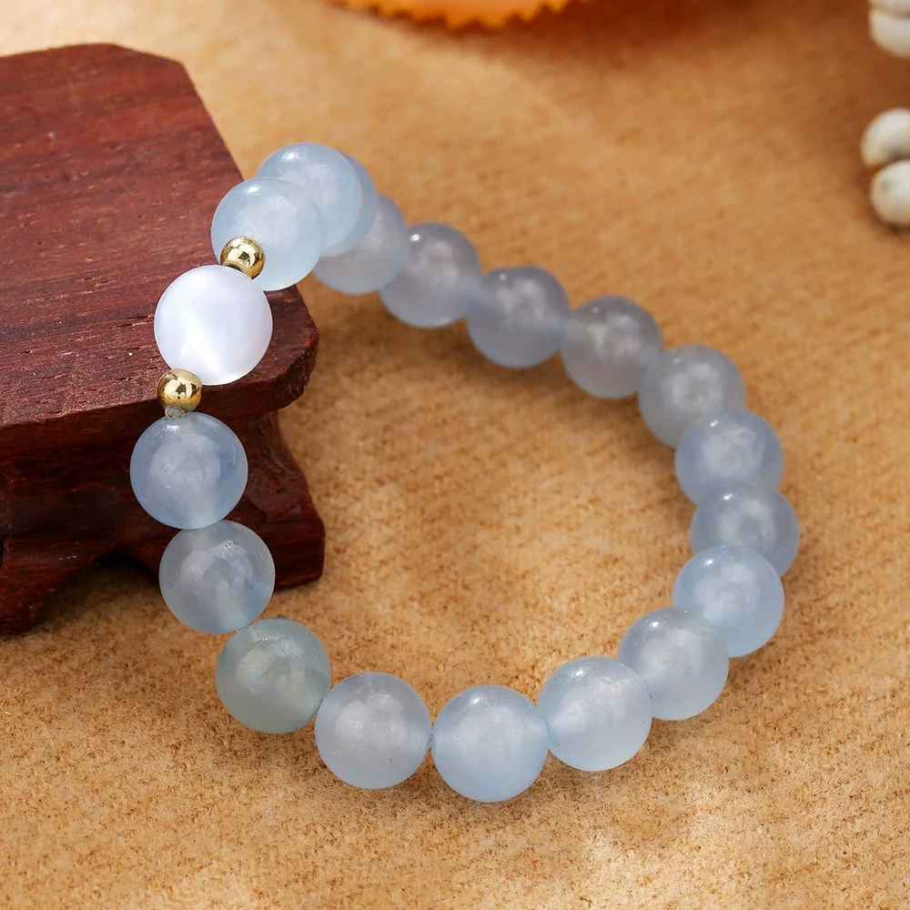Natural Stone Crystal Handmade Bracelet For Unisex With Agate - Image 16