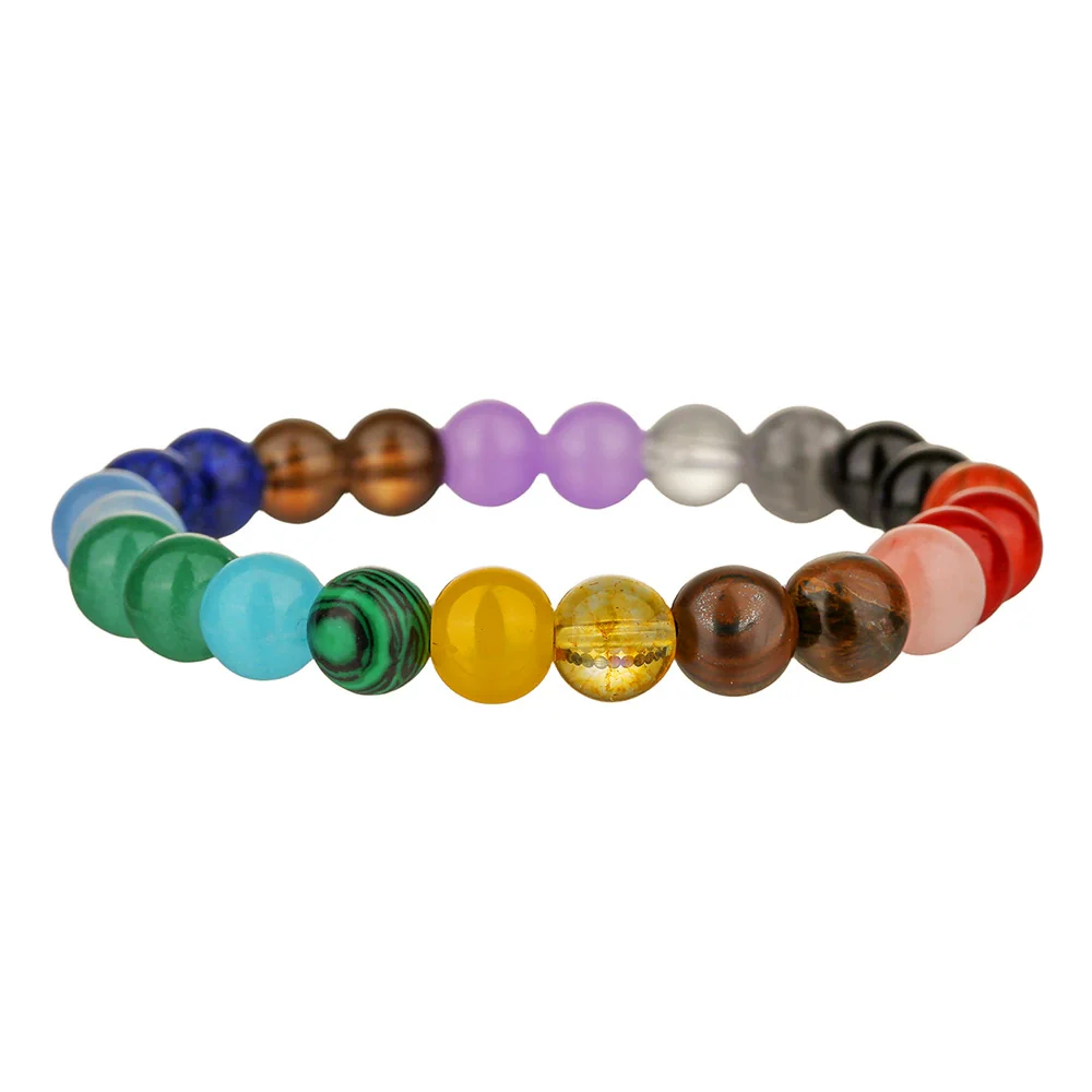 Natural Stone Crystal Handmade Bracelet For Unisex With Agate - Image 4