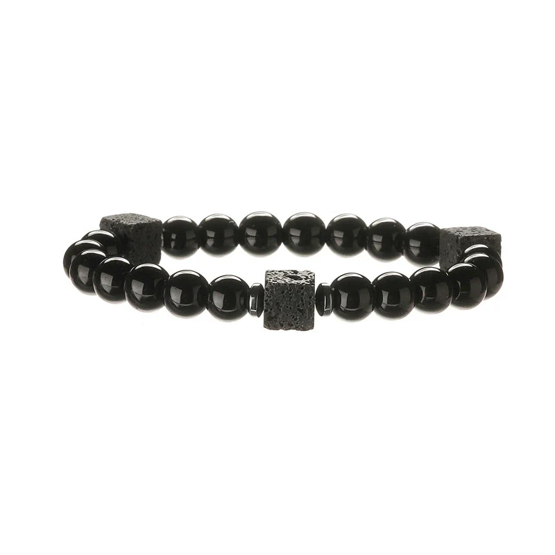 Natural Stone Geometric Beaded Handmade Unisex Bracelet Jewelry Wholesale - Image 15