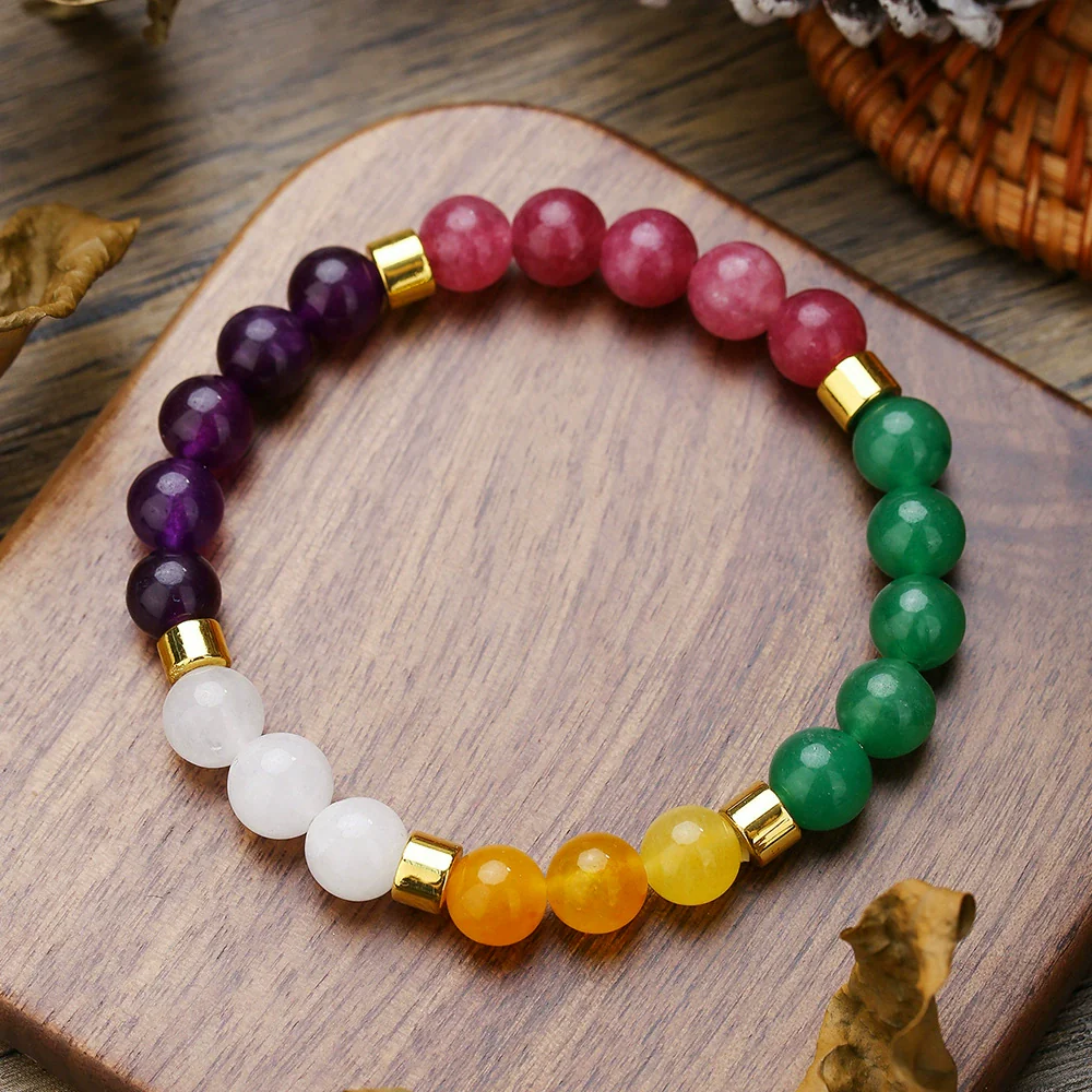 Natural Stone Handmade Punk Style Street Style Unisex Bracelet Jewelry - Image 13