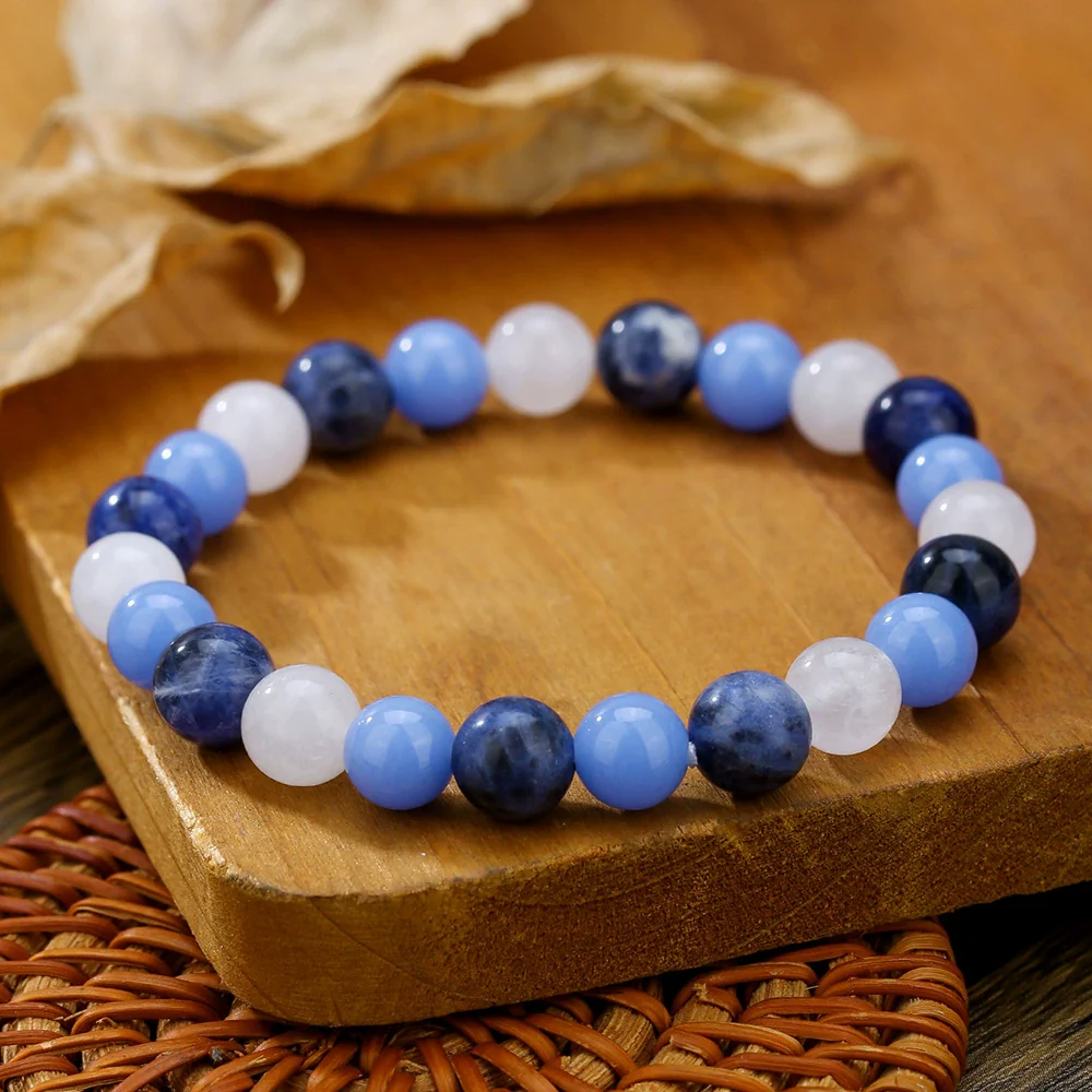 Natural Stone Handmade Punk Style Street Style Unisex Bracelet Jewelry - Image 38