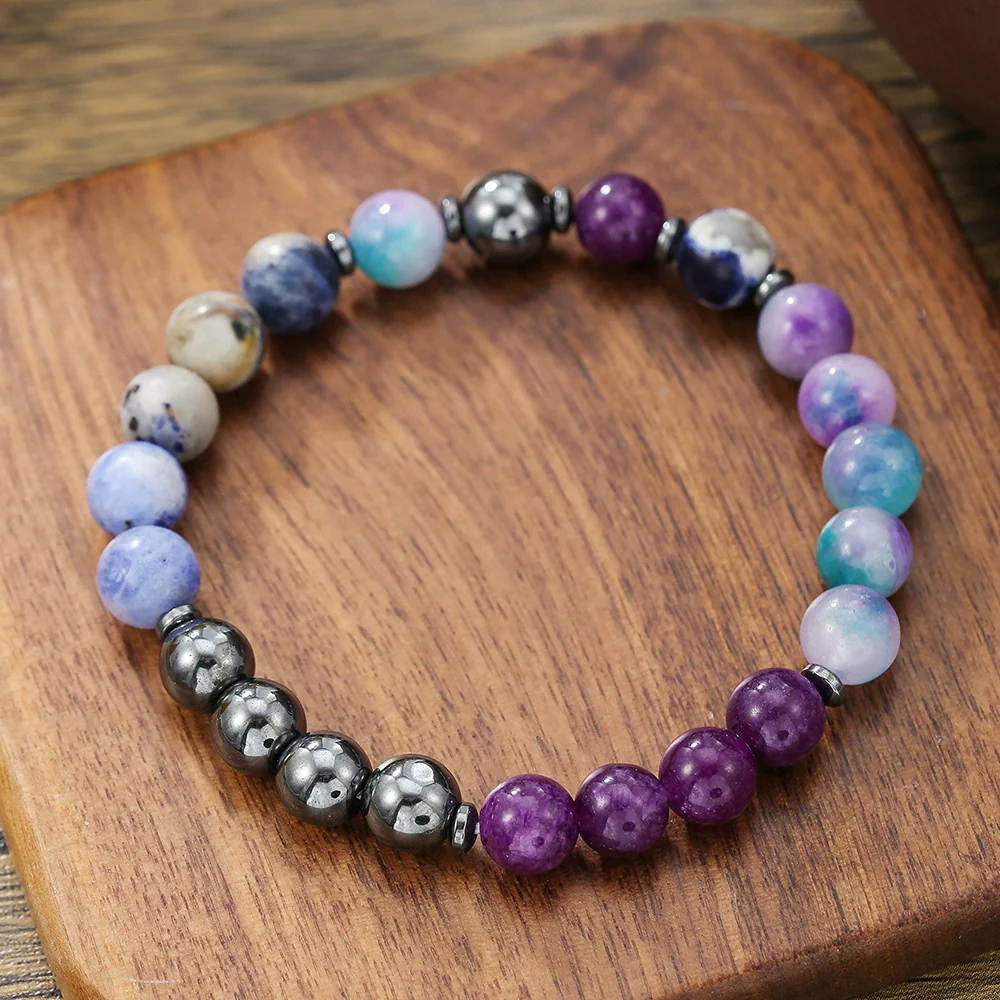 Natural Stone Handmade Punk Style Street Style Unisex Bracelet Jewelry - Image 51