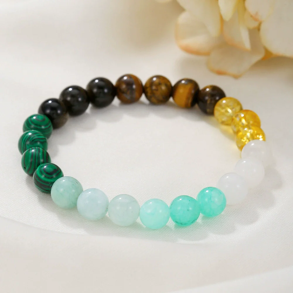 Natural Stone Handmade Punk Style Street Style Unisex Bracelet Jewelry - Image 6