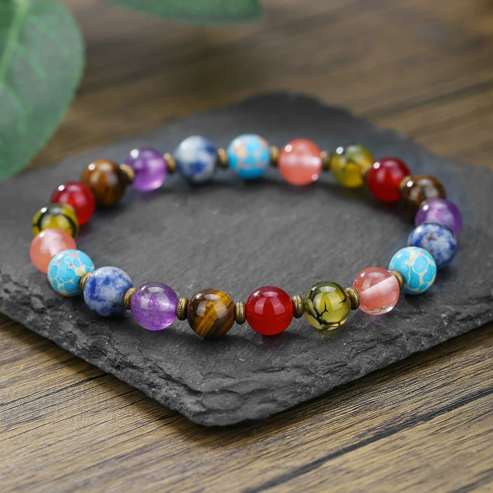 Natural Stone Handmade Punk Style Street Style Unisex Bracelet Jewelry - Image 8