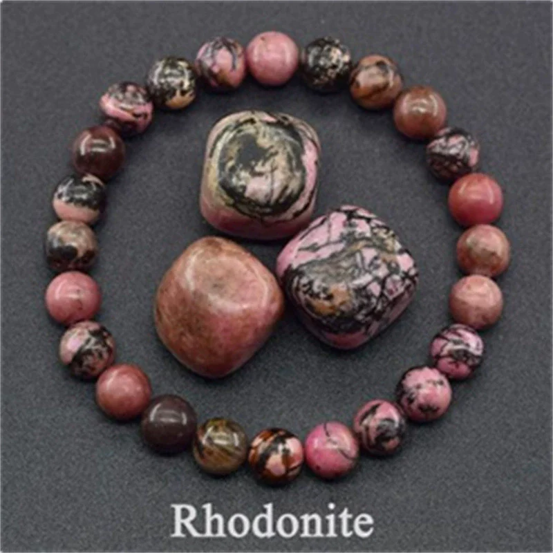 Natural Stone Handmade Unisex Animals Zodiac Mixed Color Bead Bracelet With Amethyst Tiger Eye Rose Stone Agate - Image 10
