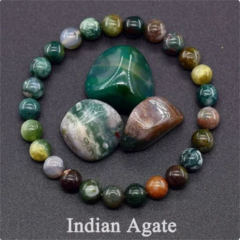 Natural Stone Handmade Unisex Animals Zodiac Mixed Color Bead Bracelet With Amethyst Tiger Eye Rose Stone Agate - Image 11