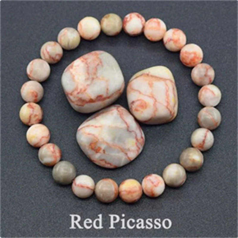 Natural Stone Handmade Unisex Animals Zodiac Mixed Color Bead Bracelet With Amethyst Tiger Eye Rose Stone Agate - Image 22