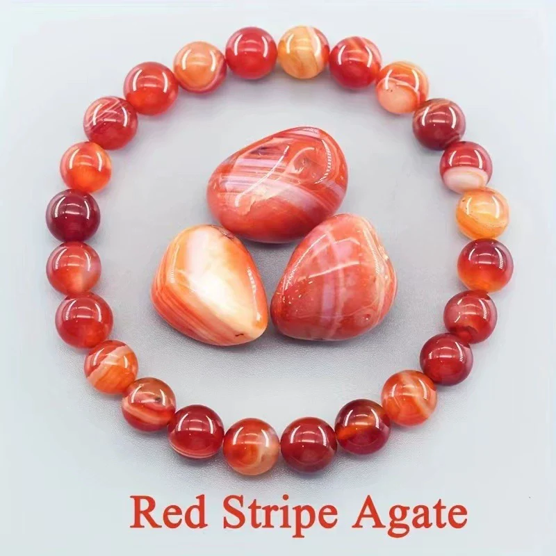 Natural Stone Handmade Unisex Animals Zodiac Mixed Color Bead Bracelet With Amethyst Tiger Eye Rose Stone Agate - Image 25