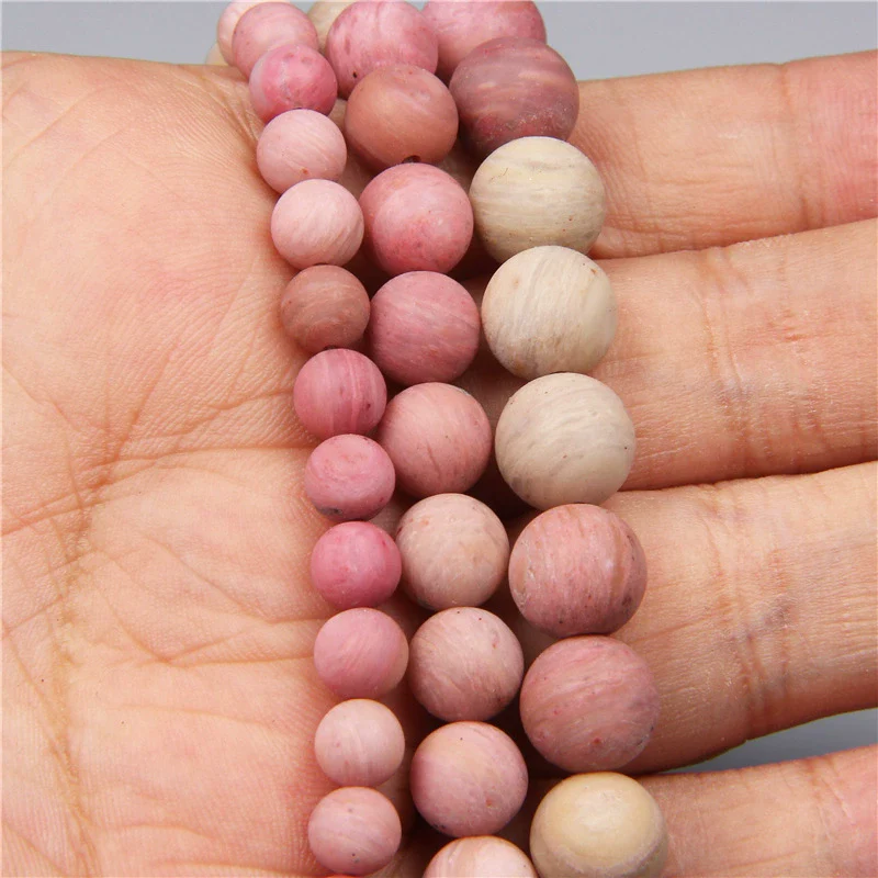 Natural Stone Round Beads Electroplated Jewelry Making Accessories For Handmade Bracelet And Necklace - Image 17