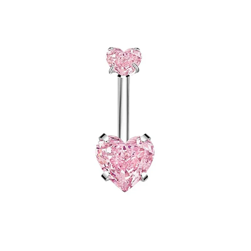 Navel Buckle Piercing Navel Nail Stainless Steel Copper With New Zircon Geometric Hip Hop Style Electroplated - Image 6