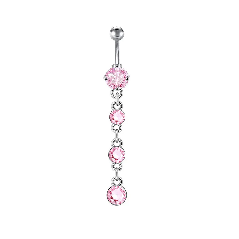 Navel Decoration Stainless Steel Geometric Simple Style Electroplating Jewelry - Image 6