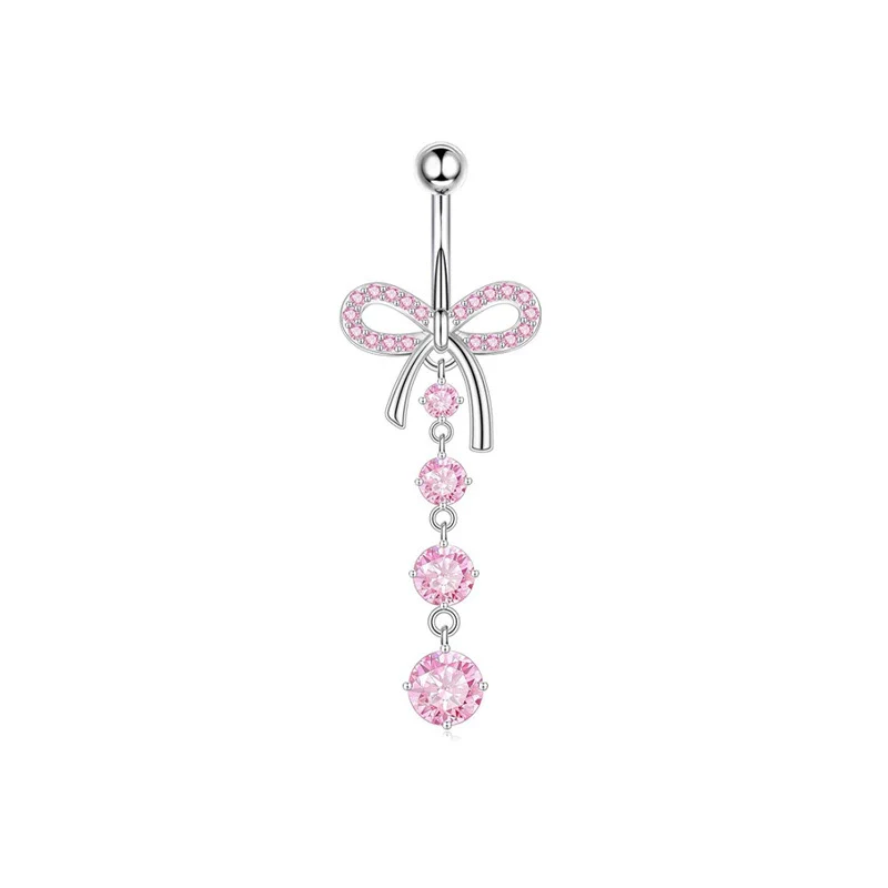 Navel Decoration Stainless Steel Geometric Simple Style Electroplating Jewelry - Image 7