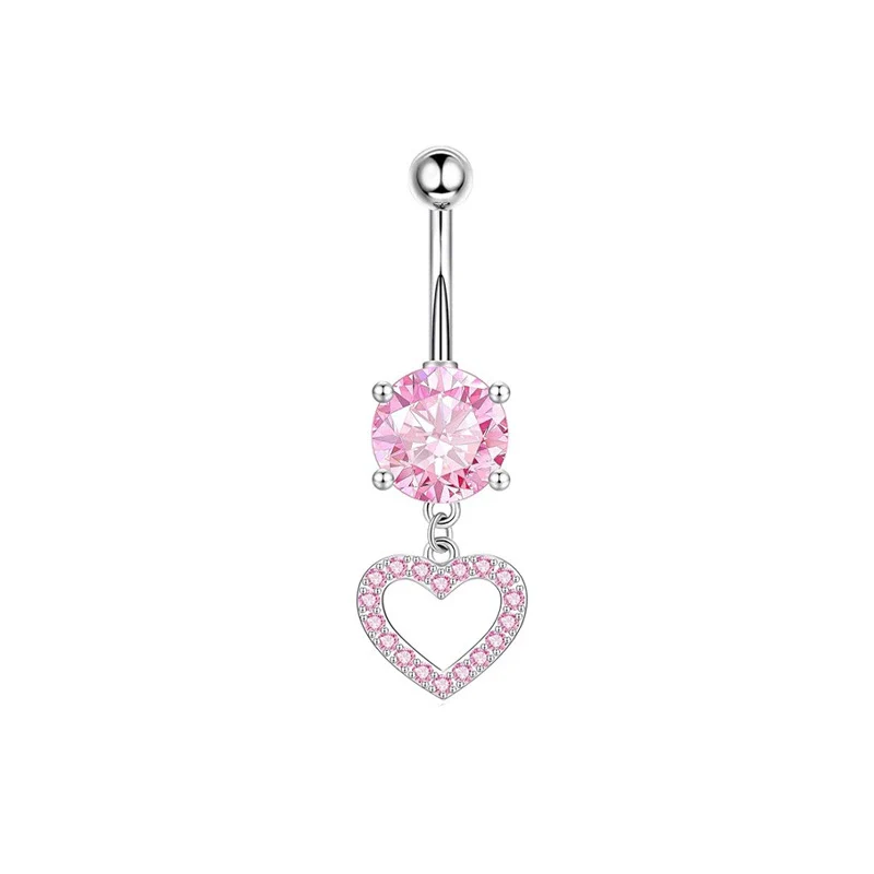 Navel Decoration Stainless Steel Geometric Simple Style Electroplating Jewelry - Image 8