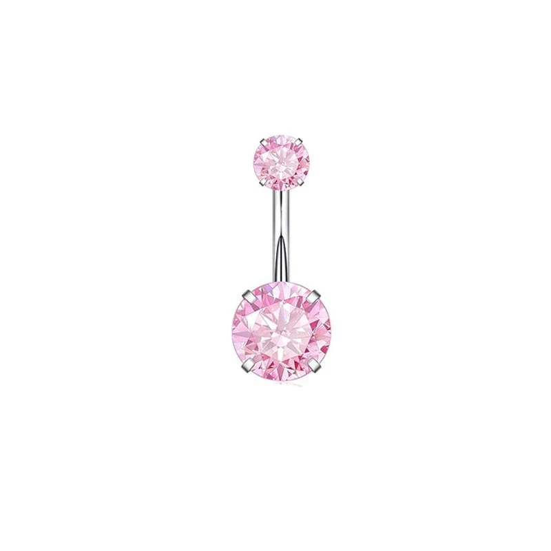 Navel Decoration Stainless Steel Geometric Simple Style Electroplating Jewelry - Image 9