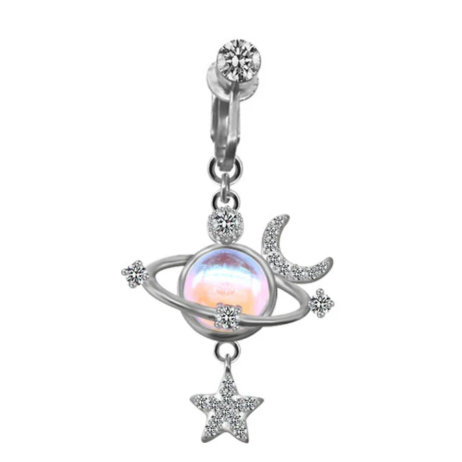 Navel Ring Stainless Steel Animal Zodiac Electroplated Body Piercing Jewelry - Image 5