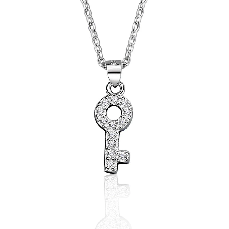 Necklace 925 Silver Mixed Gem Inlay Geometric Pendant Jewelry Electroplating - Image 5