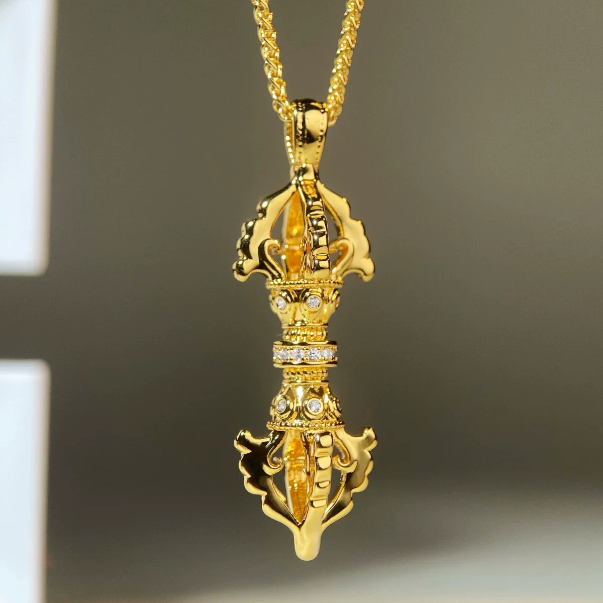 Necklace Copper Alloy Electroplated Simple Geometric Style Pendant