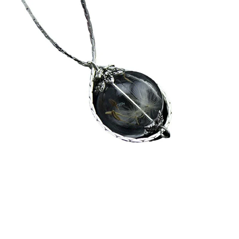 Necklace Gems K Gold Inlaid Time Converter Styling Unisex Tourmaline - Image 3