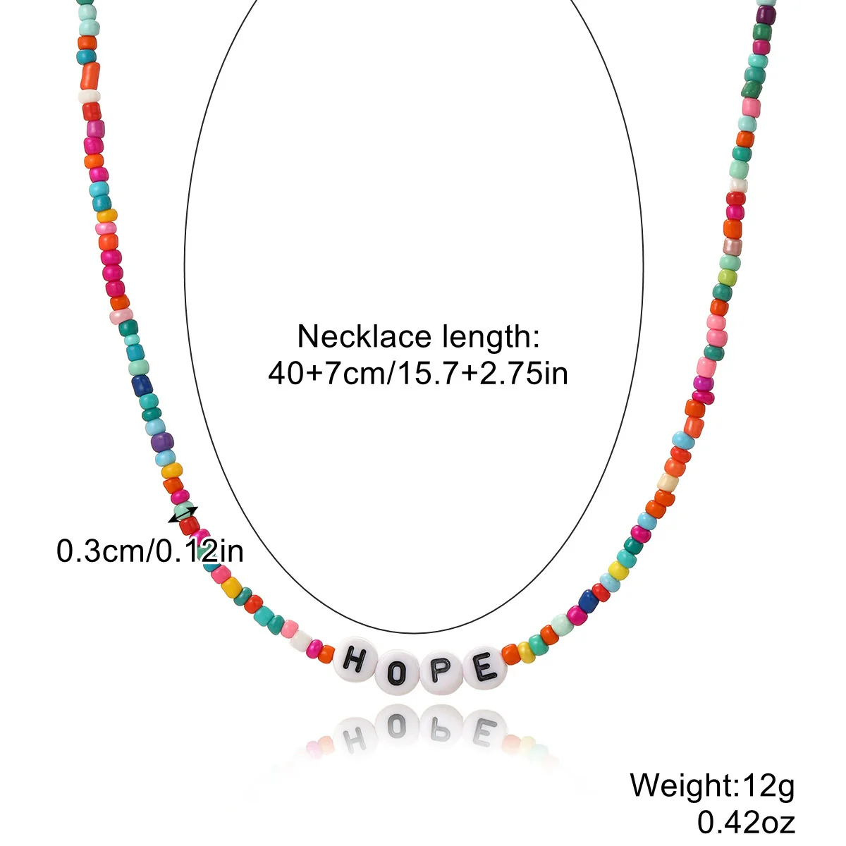 Necklace Glass Glaze Handmade Geometric Animal Zodiac Beaded Jewelry - Image 17