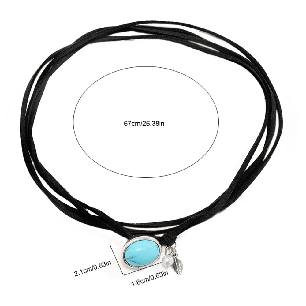 Necklace Jewelry Korean Velvet Imitation Pearl Alloy Geometric Electroplated - Image 6