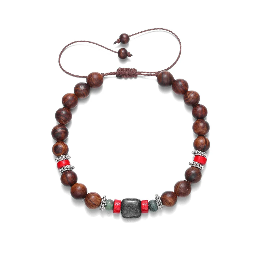 Necklace Jewelry Retro Hiphop Geometric Stainless Steel And Copper Beaded Electroplated Ochain For Men - Image 5