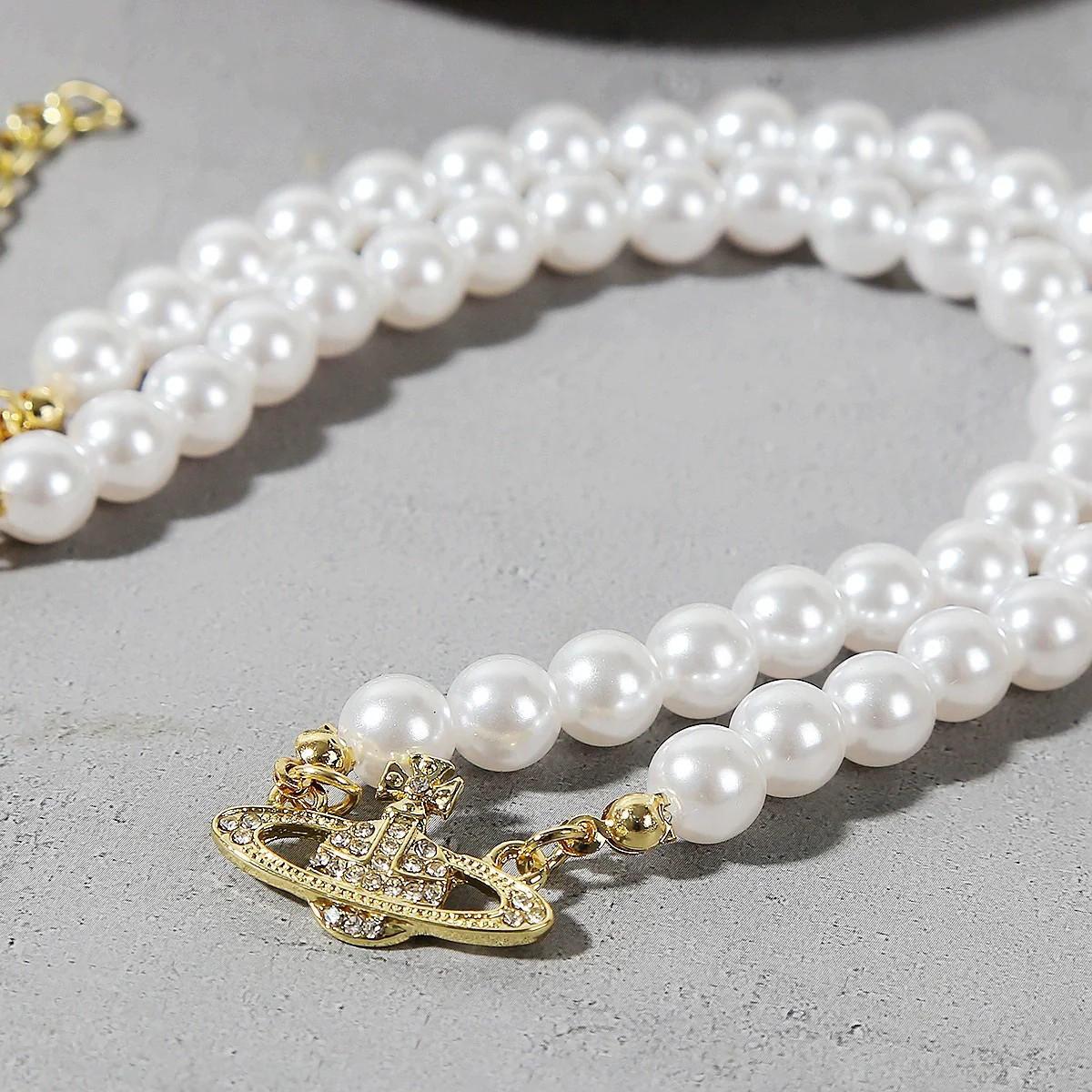 Necklace Pearl Alloy Handmade Star Geometric Styling Pendant Jewelry For Women - Image 4