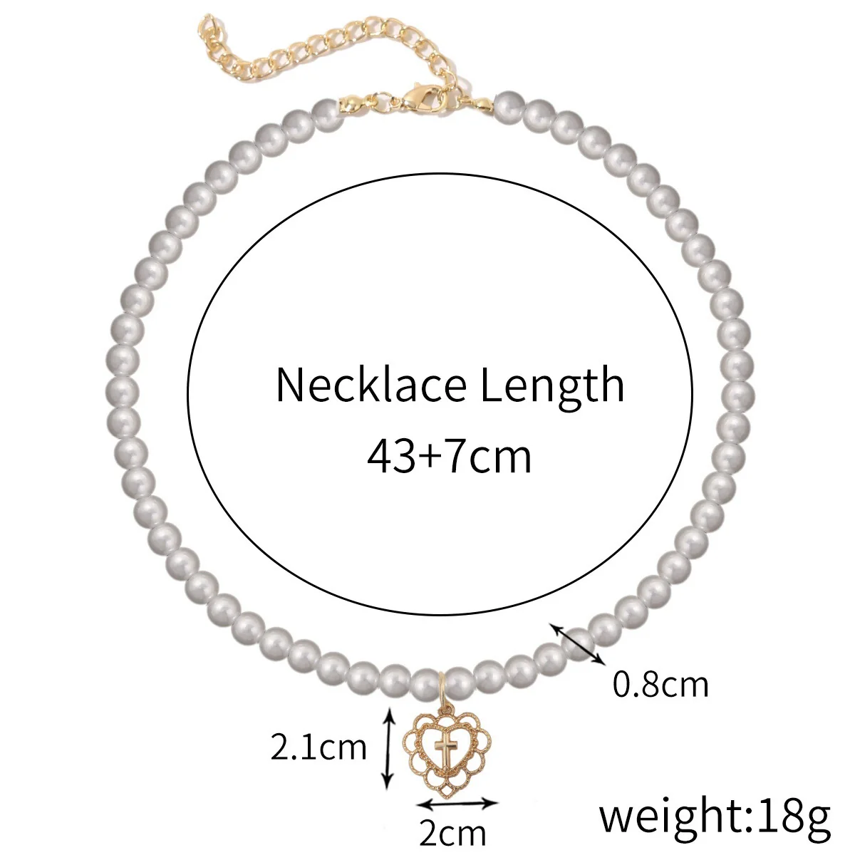 Necklace Pearl Alloy Handmade Star Geometric Styling Pendant Jewelry For Women - Image 9
