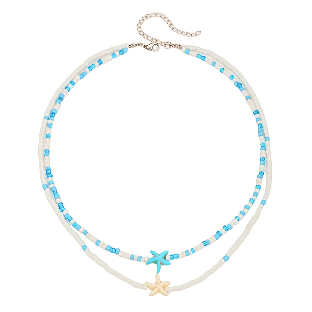 Necklace Resin Stainless Steel Polymer Clay Geometric Handmade Starfish Shell Conch Turtle For Women And Men - Image 7
