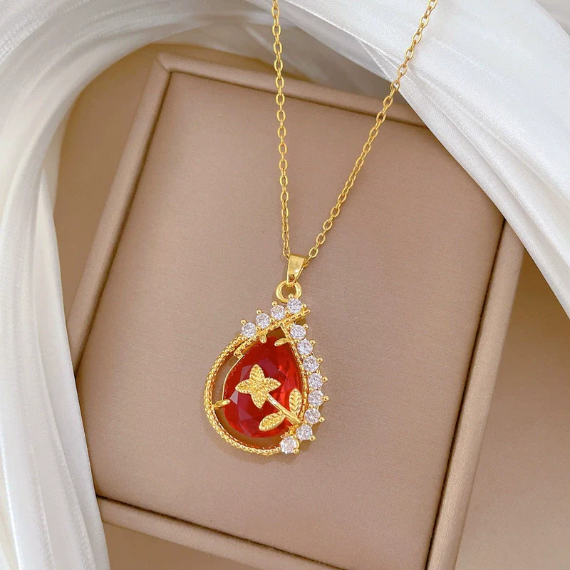 Necklace Stainless Steel Copper Animal Zodiac Cartoon Style - Image 3