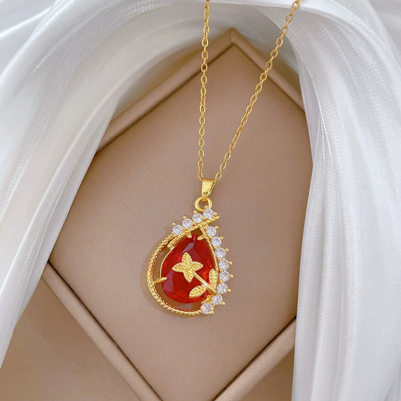 Necklace Stainless Steel Copper Animal Zodiac Cartoon Style - Image 4