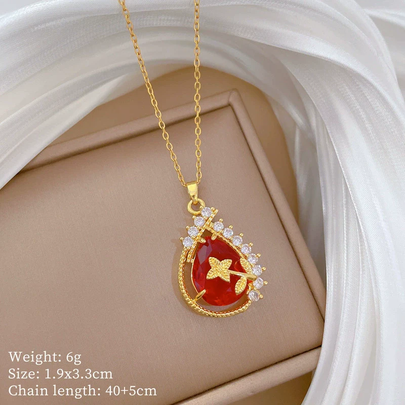 Necklace Stainless Steel Copper Animal Zodiac Cartoon Style - Image 6