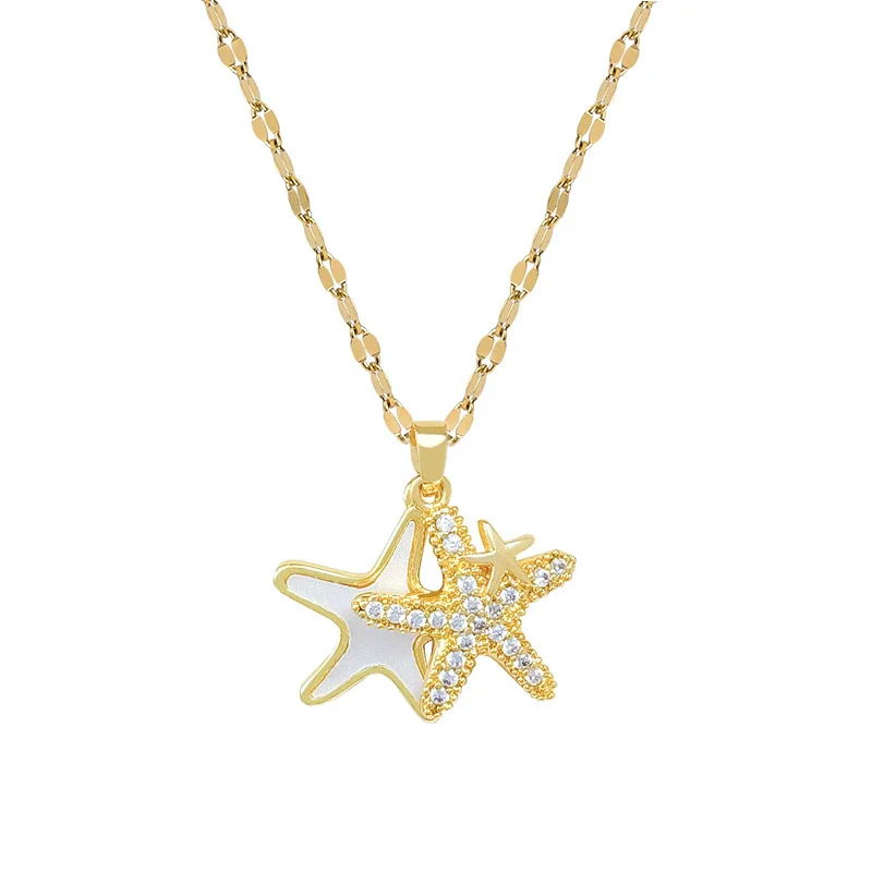 Necklace Stainless Steel Copper Geometric Cartoon Minimalist Unisex - Image 5