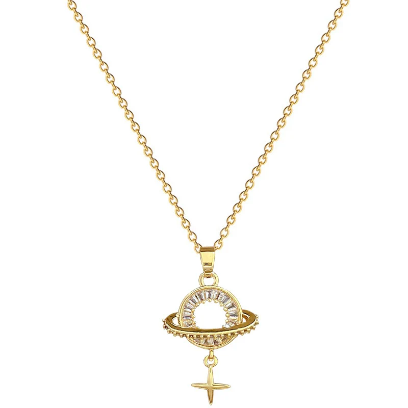Necklace Stainless Steel Copper Geometric Cartoon Style - Image 5