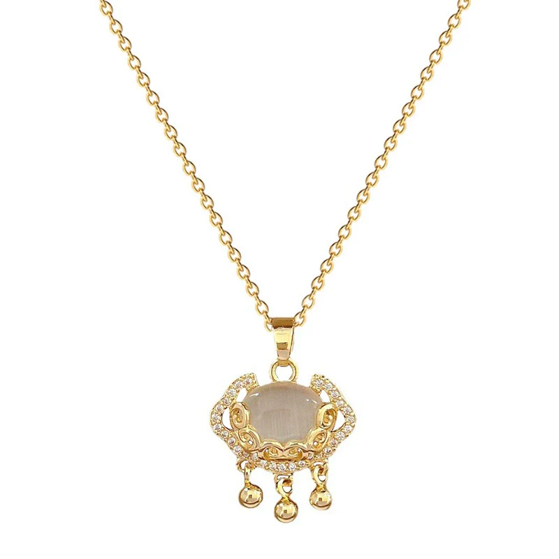 Necklace Stainless Steel Copper Geometric Electroplating Design - Image 5