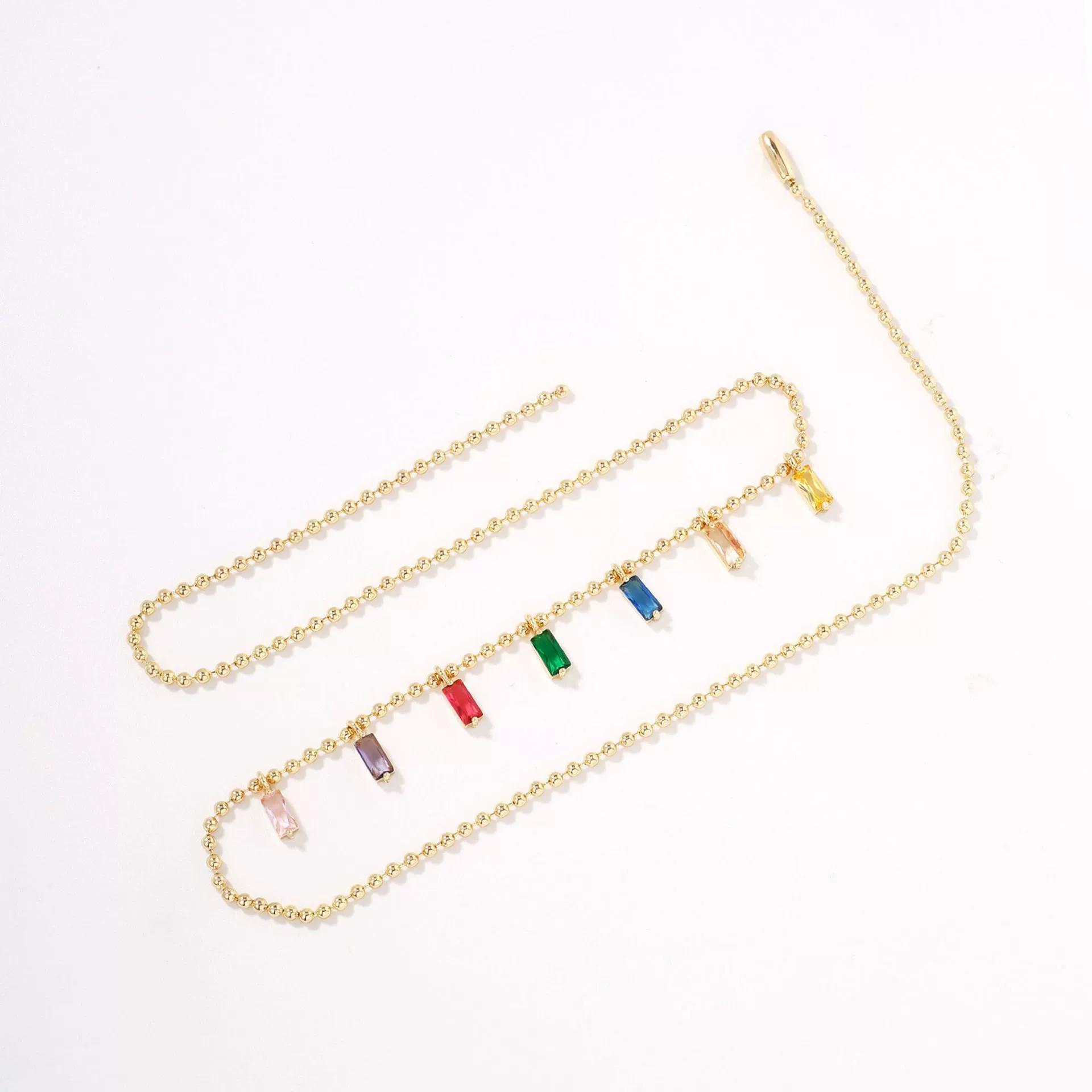 Necklace Stainless Steel Copper Geometric Electroplating Sweet Style - Image 5