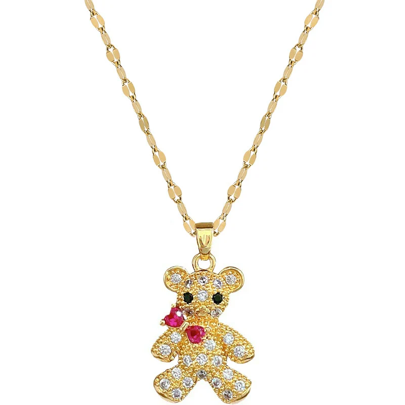 Necklace Stainless Steel Copper Geometric Light Luxury Style - Image 5