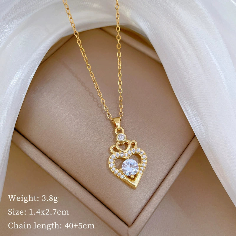 Necklace Stainless Steel Copper Geometric Style For Women - Image 6