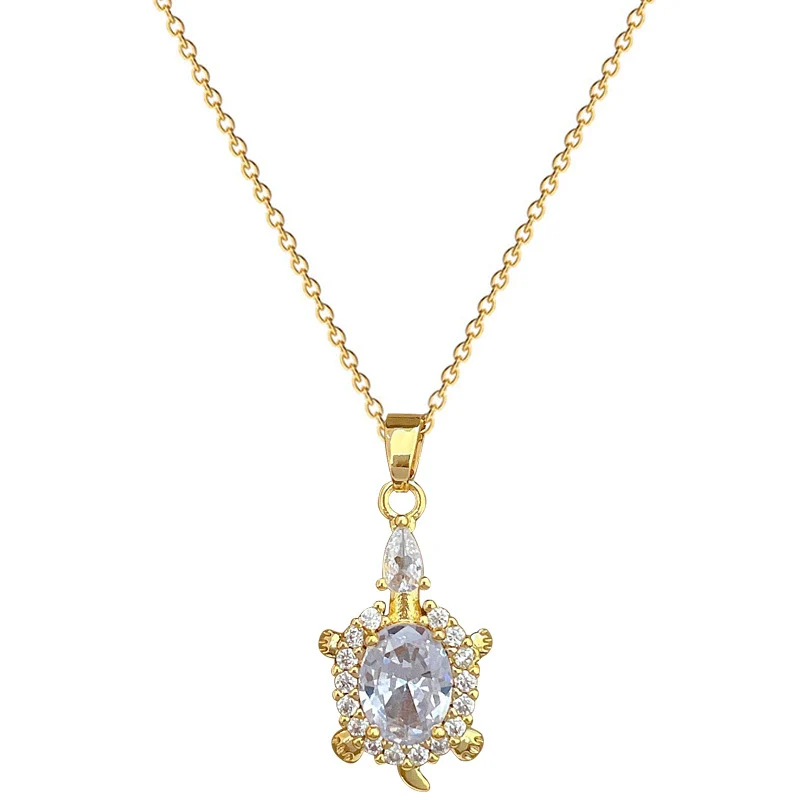 Necklace Stainless Steel Copper Geometric Three Dimensional Fashion Light Luxury - Image 5