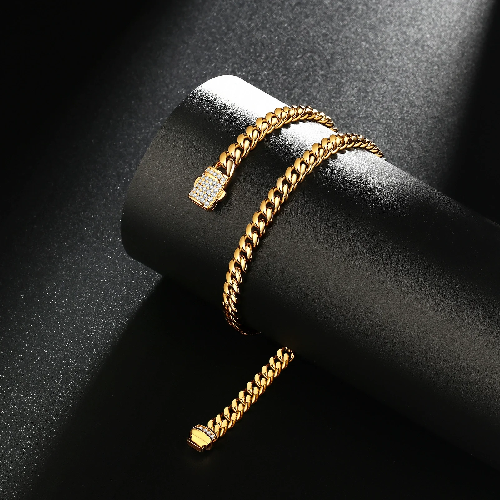 Necklace Stainless Steel Geometric Polishing Electroplating Unisex - Image 2