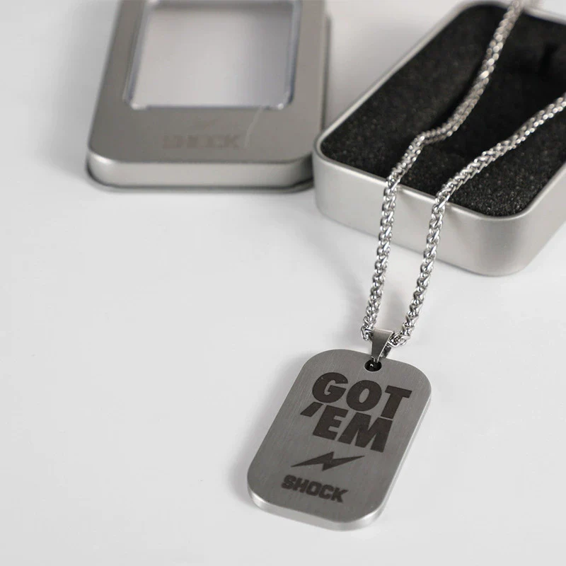 Necklace Stainless Steel Titanium Steel Geometric Handmade Pearl Chain Style - Image 3