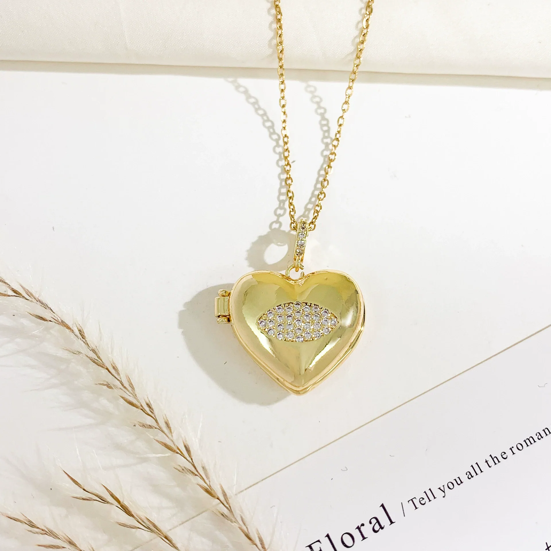 Necklace Titanium Steel Copper Cross Chain Sweet Geometric Real Gold Plated Women's Accessories - Image 16