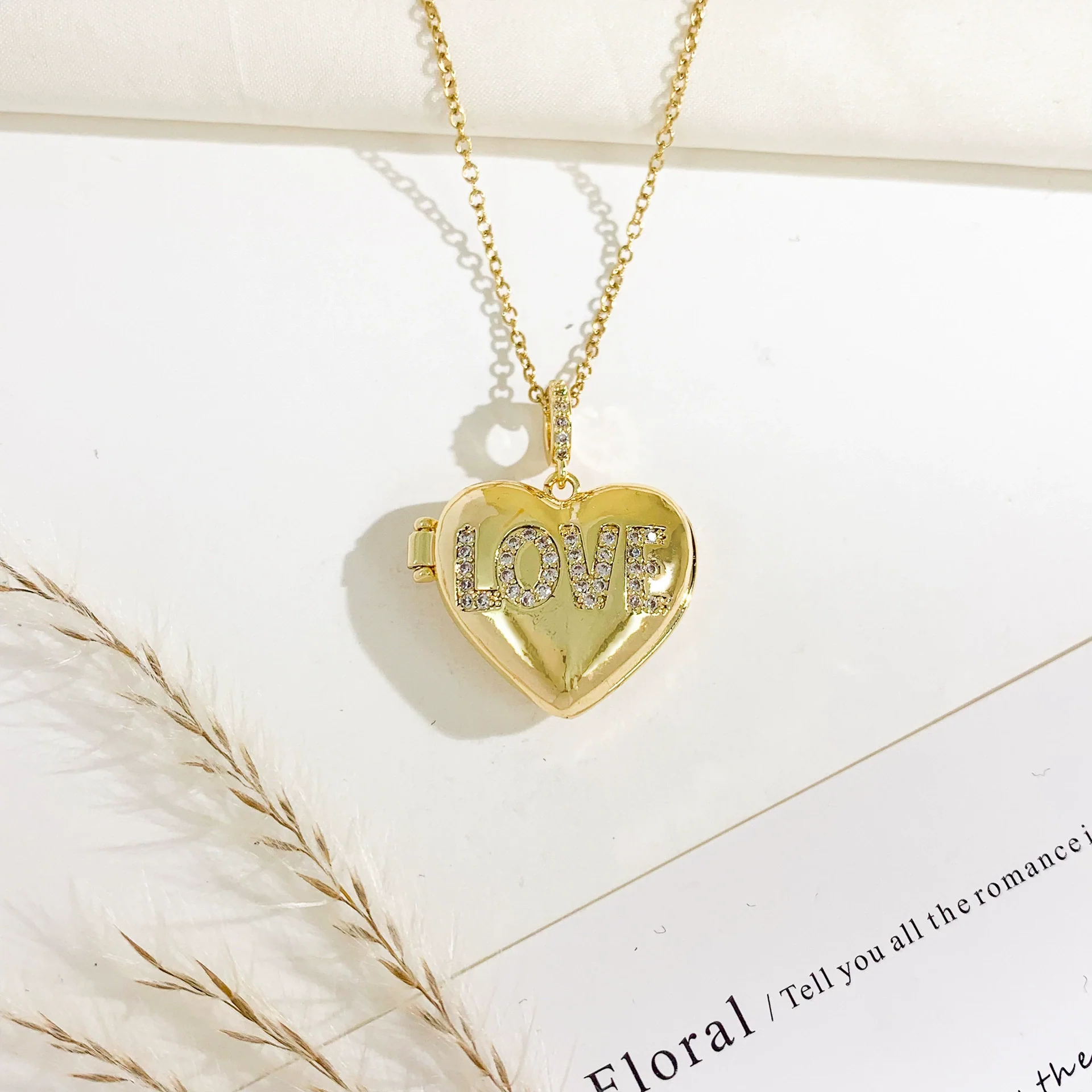 Necklace Titanium Steel Copper Cross Chain Sweet Geometric Real Gold Plated Women's Accessories - Image 18