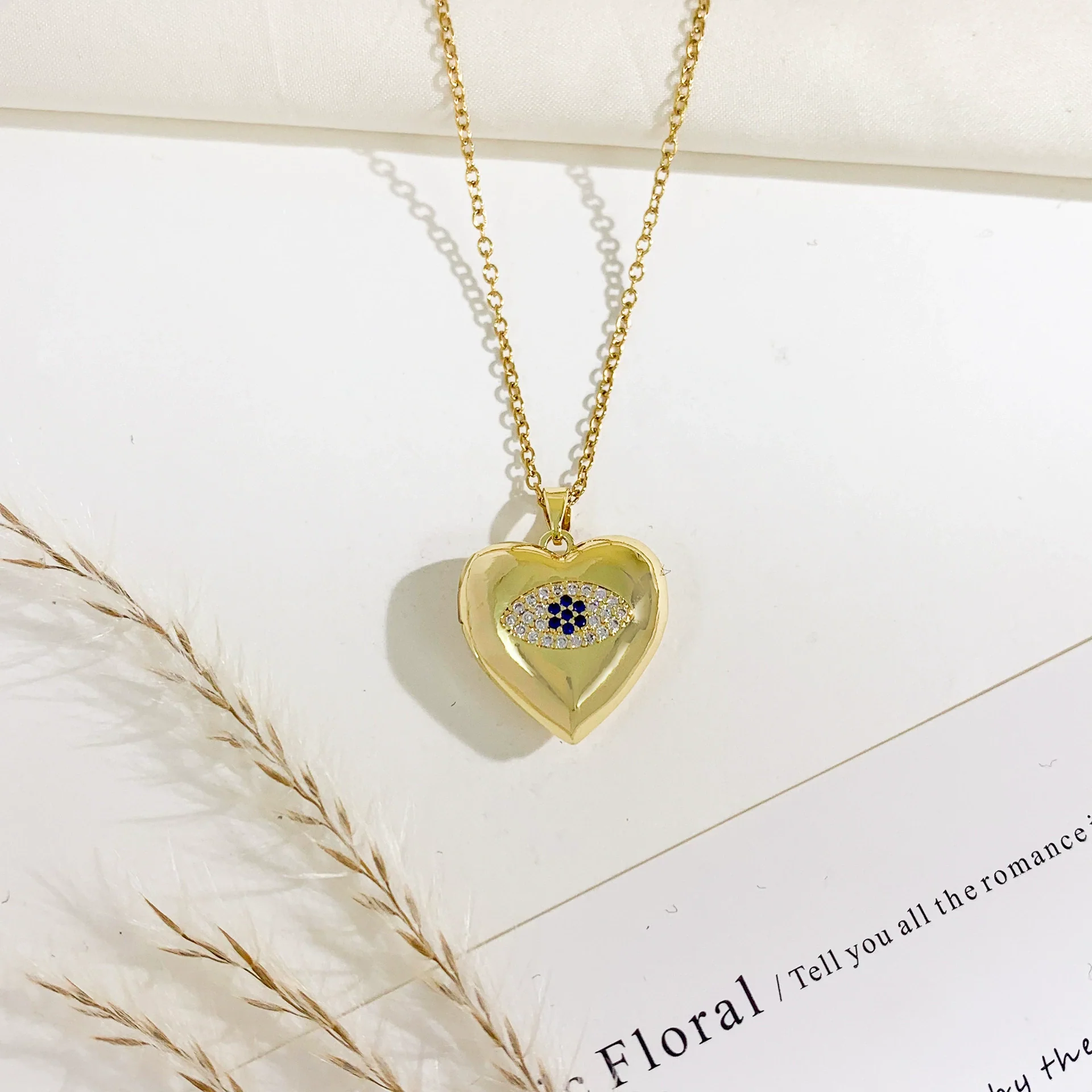 Necklace Titanium Steel Copper Cross Chain Sweet Geometric Real Gold Plated Women's Accessories - Image 6