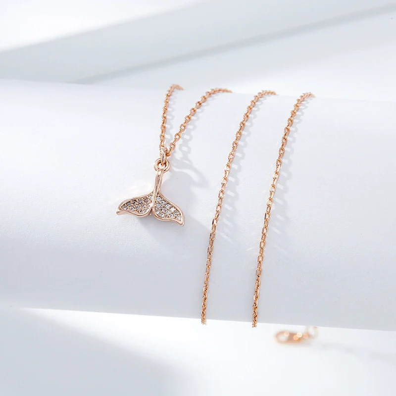 Necklace Titanium Steel Copper Inlaid Zircon Geometric Vacuum Plating Fashion - Image 52