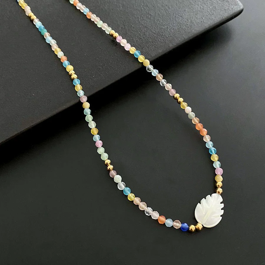 Necklace Titanium Steel Freshwater Pearl Geometric Vintage Simple Light Luxury Electroplating For Women - Image 26