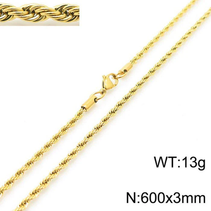 Necklace Titanium Steel Punk Geometric Triangle Spearhead Pendant Men's Jewelry - Image 5