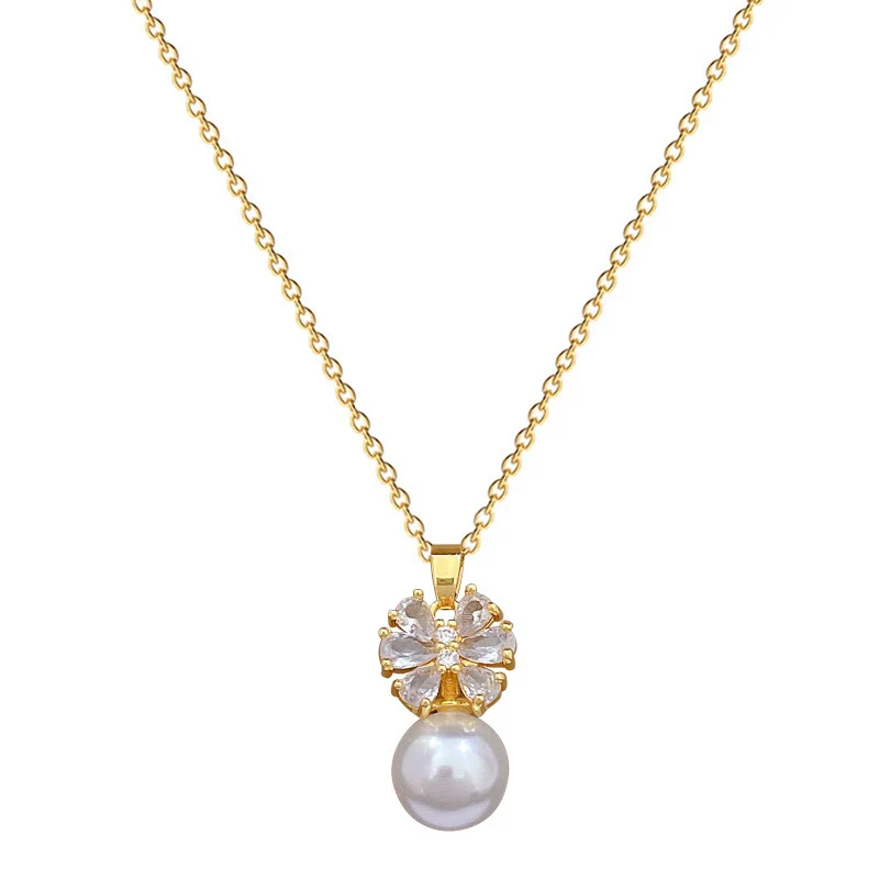 Necklace Titanium Steel Stainless Steel Copper Geometric Light Elegant Gorgeous For Women - Image 4