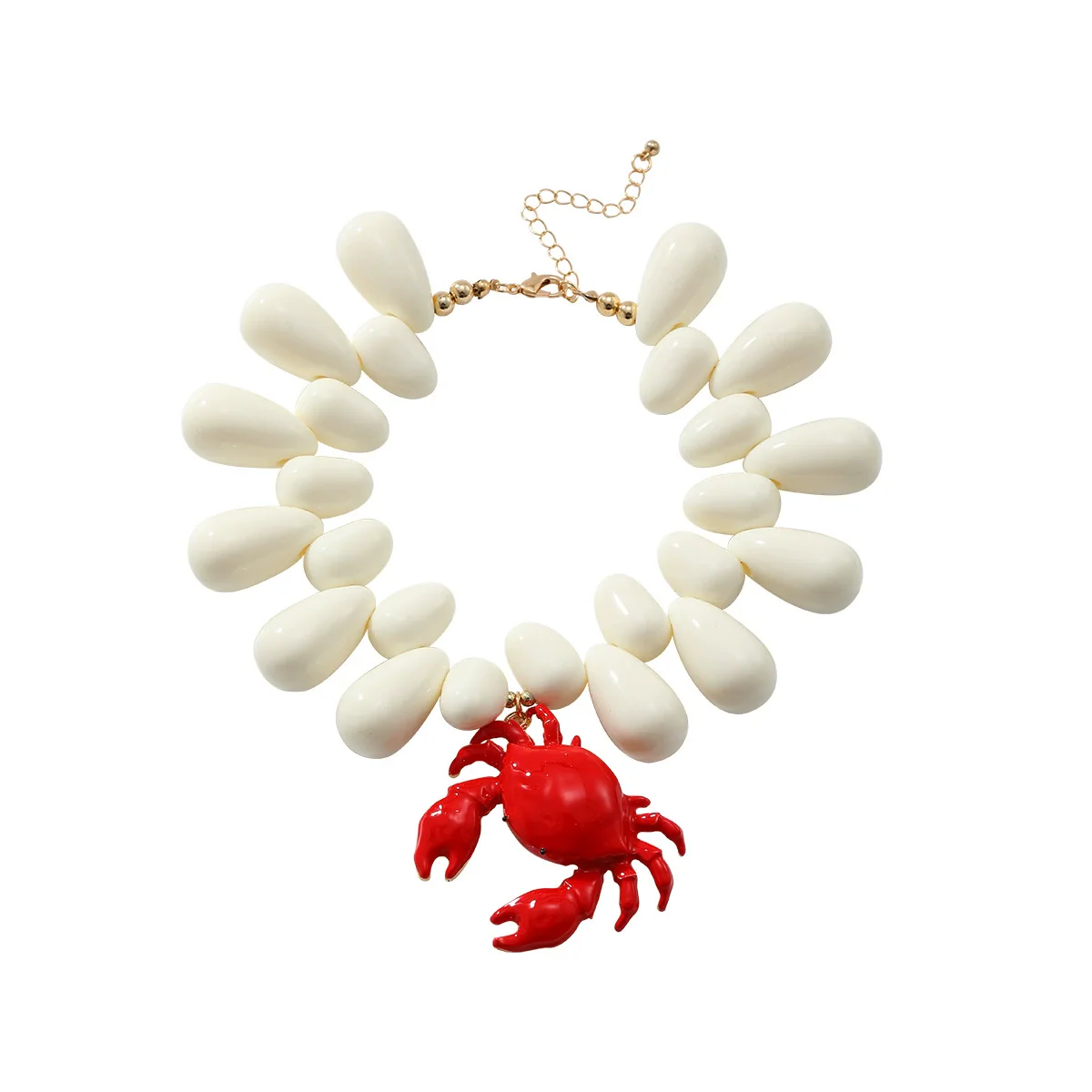 Necklace Zinc Alloy Animal Zodiac Electroplating Water Drop Crab Pendant Women's Light Luxury - Image 6