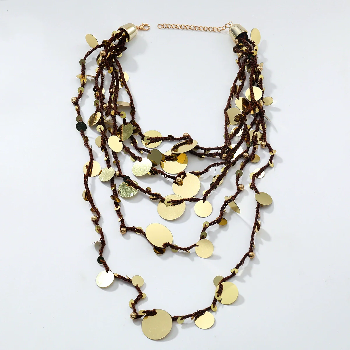 Necklace Zinc Alloy Geometric Hand Knitted - Image 2
