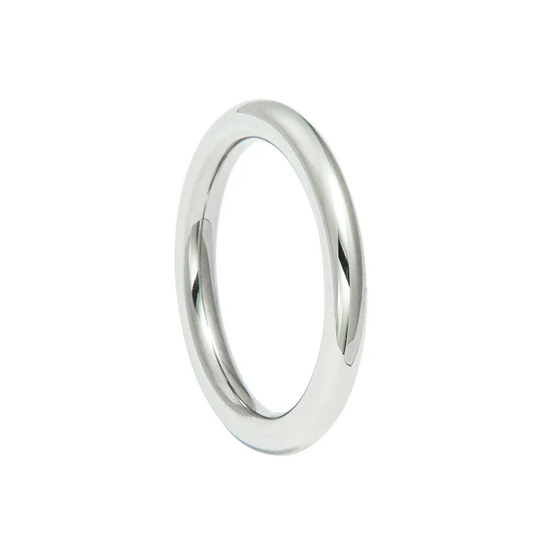 Neutral Titanium Steel Ushape Ring Electroplated Simple Fashion Jewelry - Image 6